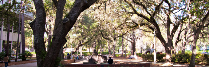 Outside University of Florida Levin College of Law