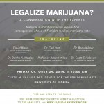 Legalize Marijuana lecture flier