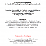Flyer for the event