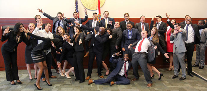 photo of students in silly pose