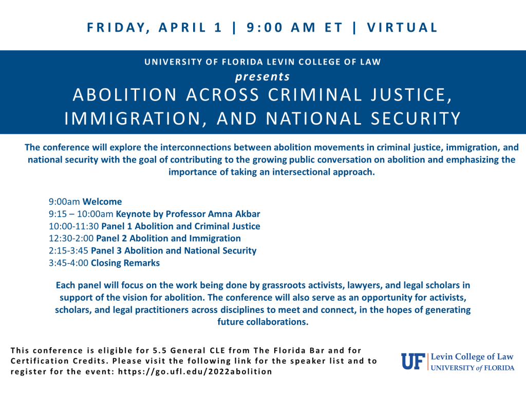 Abolition Across Criminal Justice Immigration And National Security