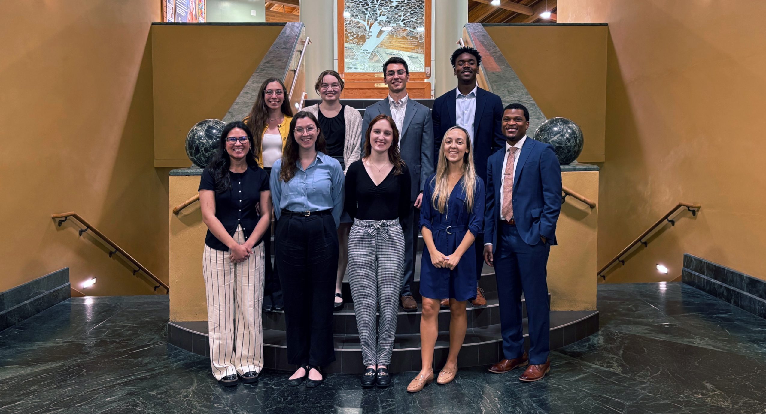 The inaugural cohort of law students in the Heirs’ Property Clinic